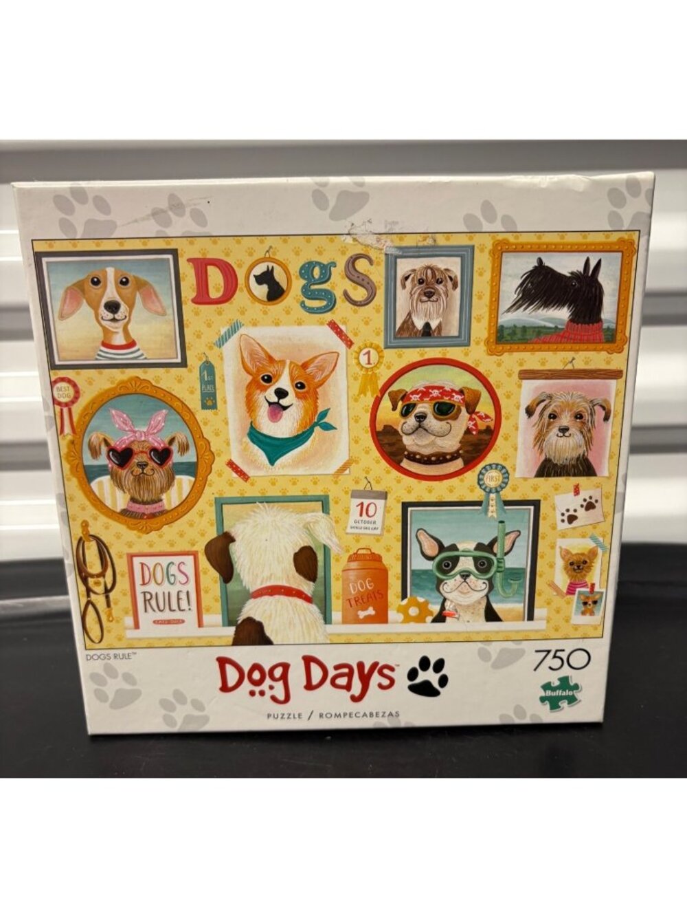 Dog Days Dogs Rule 750-Piece Jigsaw Puzzle By Buffalo Games 24" x 18"